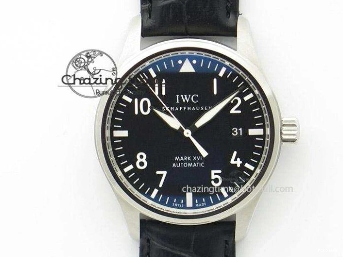 MIROTIME 0303 Supportive Portofino Automatic SS AF 1:1 Best Edition White Dial on Black Croco Leather Strap A 7184